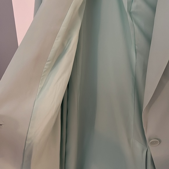 NWT, sold out, one button Express blazer in robin egg, pastel blue, XL - Picture 4 of 8